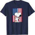 Peanuts Snoopy Usa Flag