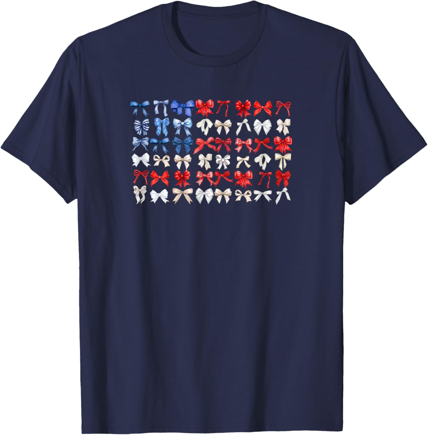 Patriotic Coquette Bow 4Th Of July Usa Flag Ribbon