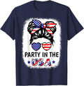 American Flag Party In Usa Shirt Girl 4Th Of July Patriotic