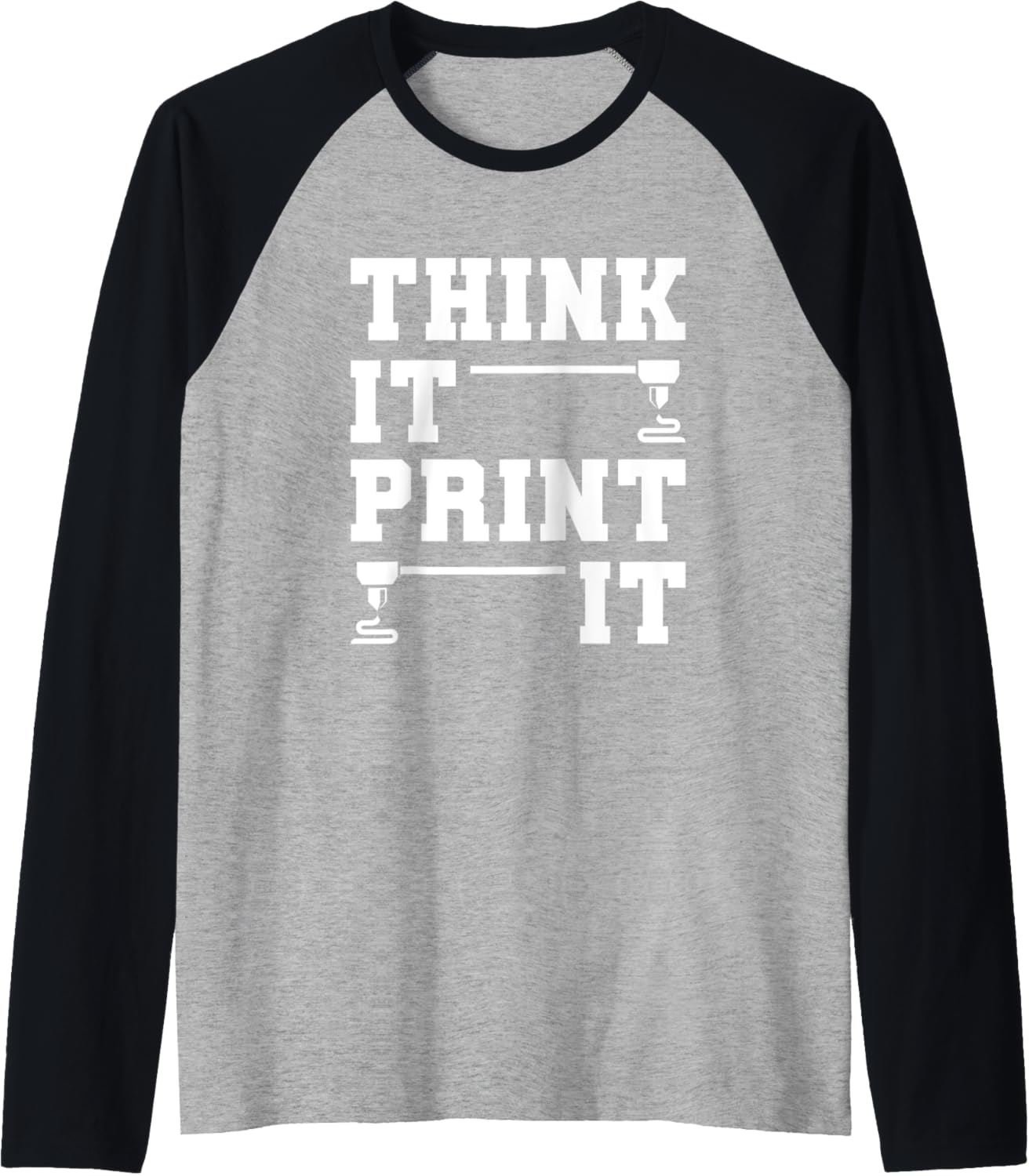 Think It Print It 3D Printing Machine Print 3D Printer Raglan Baseball