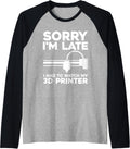 3D Printing Art Men Women 3D Printer Lover 3D Printing Raglan Baseball