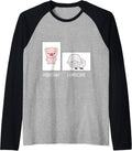 Porktrait Or Lambscape Funny Printer Pun Office Humor Raglan Baseball Tee