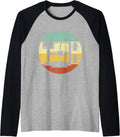 Vintage Retro 3D Printer Men Raglan Baseball Tee