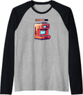 Futuristic 3D Printer Design 3D Printing Raglan Baseball Tee