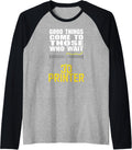3D Printing Good Things Come To Those Printer Enthusiast Raglan Baseball Tee