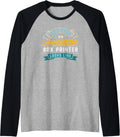 Funny Box Printer Shirt Awesome Job Occupation Graduation Raglan Baseball Tee