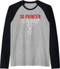 3D Printer Like Glue Gun On Steroids 3D Printing Raglan Baseball Tee