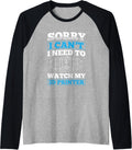 Need To Watch My 3D Printer Filament Printing Raglan Baseball Tee