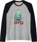 Printer Cycling Raglan Baseball Tee