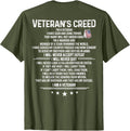 Veterans Creed Im A Veteran Shirt Themed Military Support