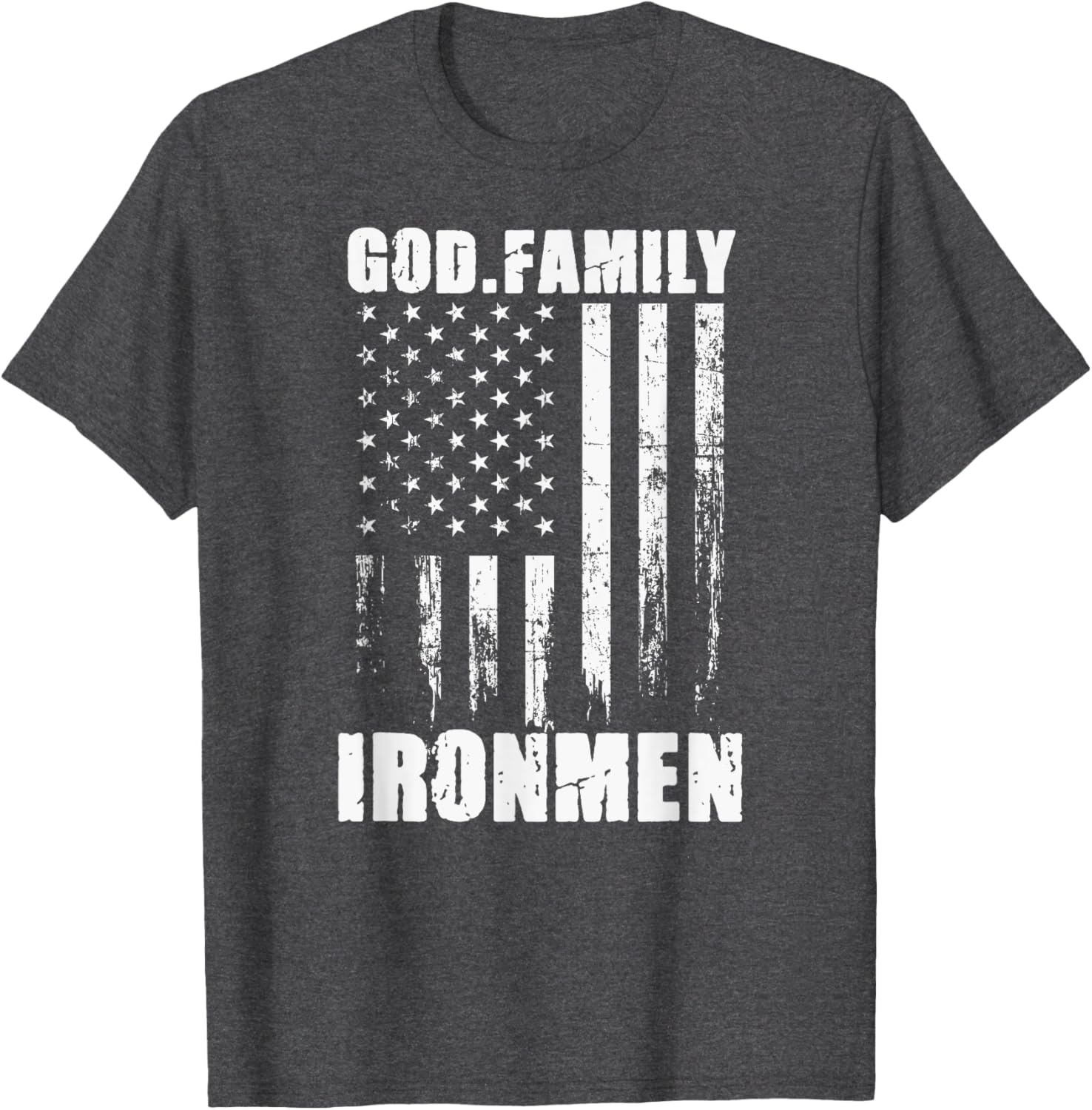 Cherryville Ironmen God Family Vintage Usa Flag