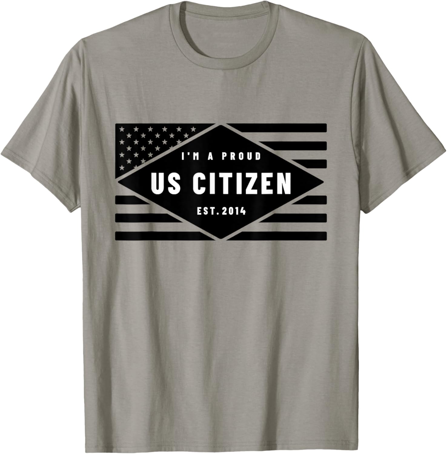 Im A Proud Us Citizen 2014 Citizenship Gift American Flag