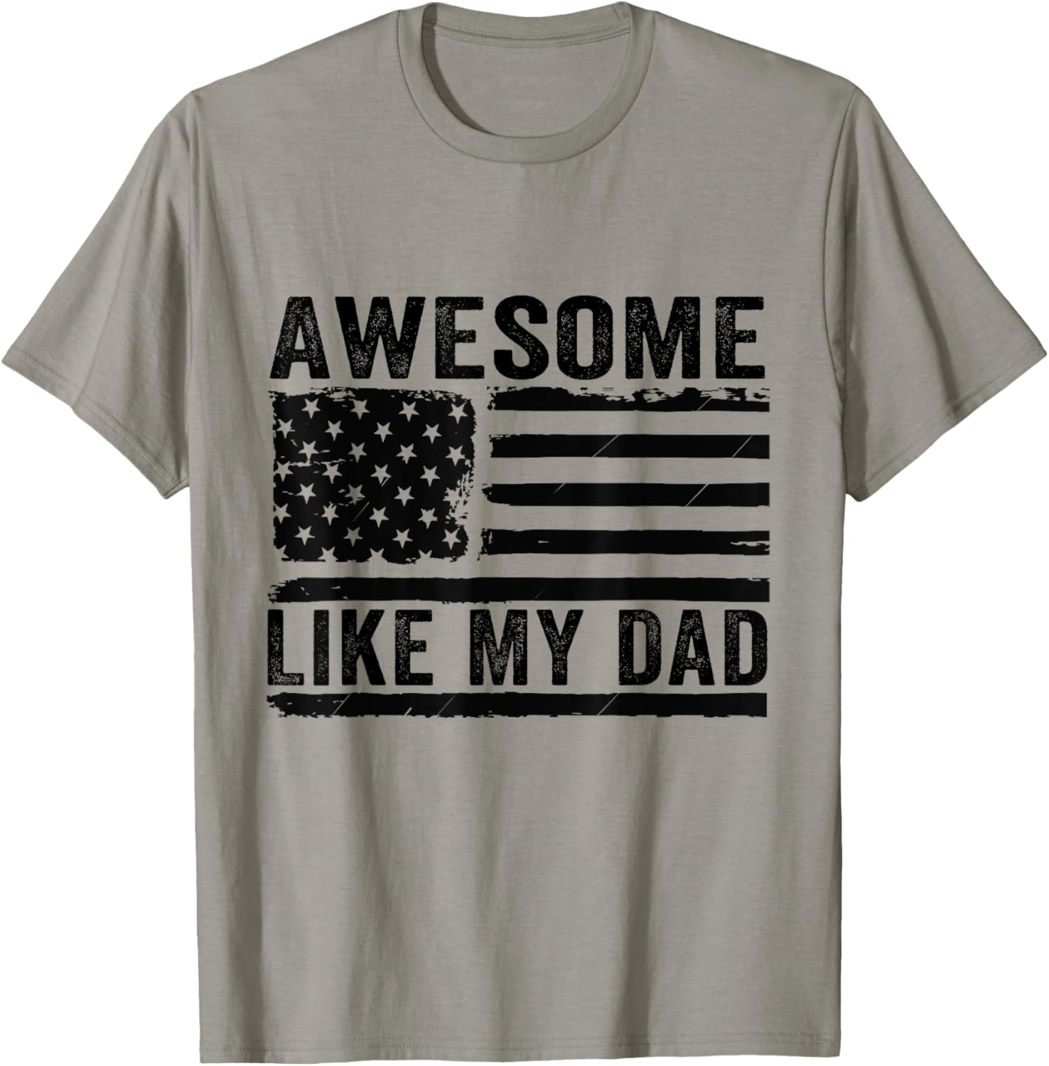 Awesome Like My Dad Fathers Day Usa Flag Dad Husband Family