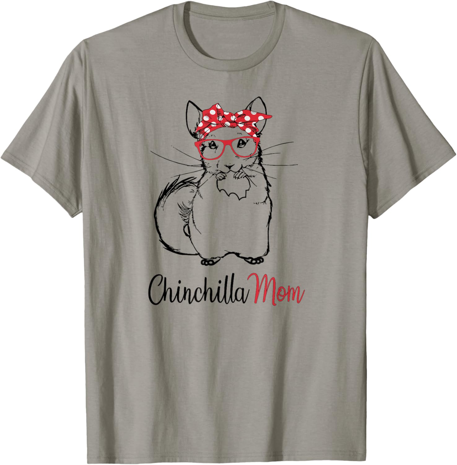 Womens Girls Bandana Mom Pet Chinchilla Mama Lover
