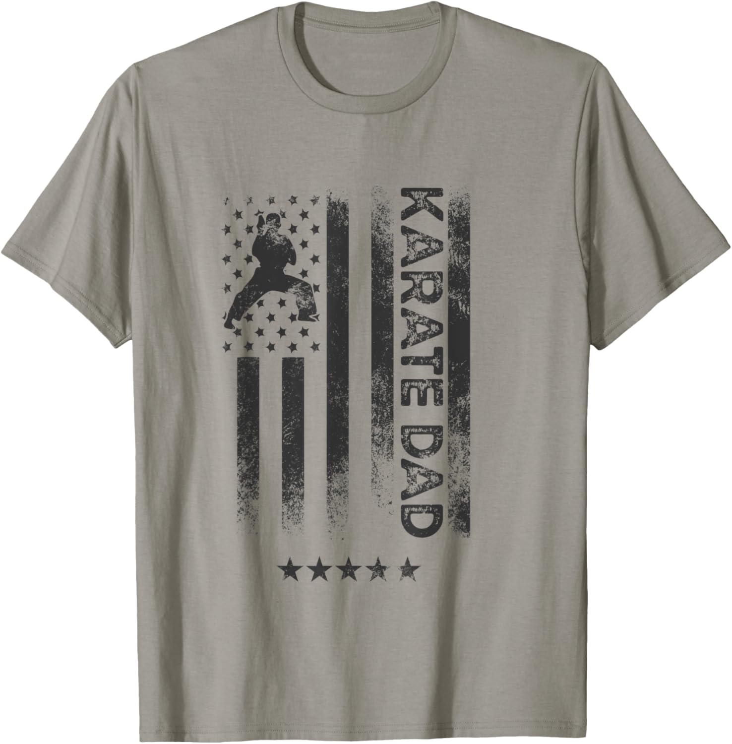 Usa American Flag Karate Dad