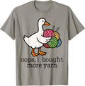Oops I Bought More Yarn Funny Goose Crochet Knitting Yarn