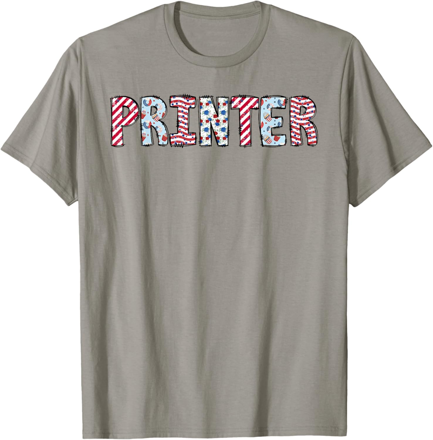 4Th Of July Printer Independence Day American Flag