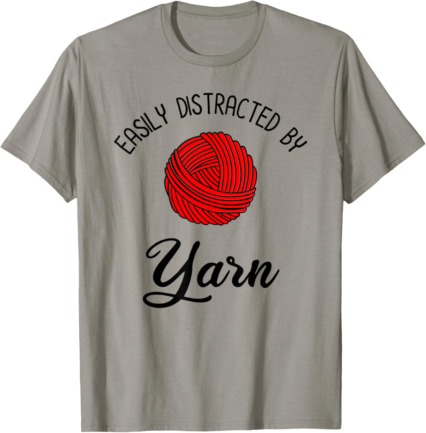 Easily Distracted By Yarn Funny Yarn Lover