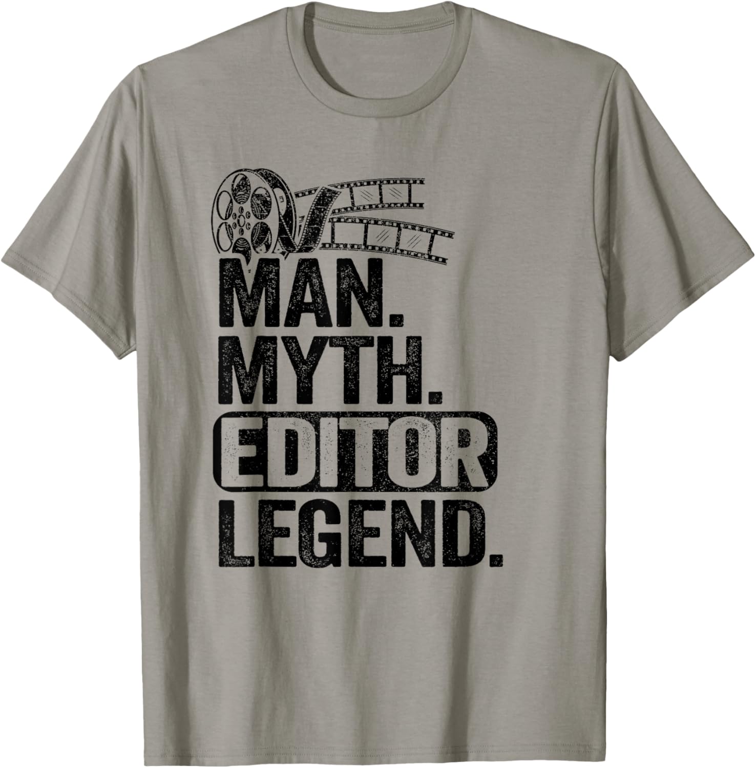 Man Myth Editor Legend Movie Producer Dad Editing Filmmaker