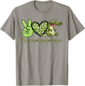 Funny Peace Love Gator Cute Costume Animal Lover Alligator