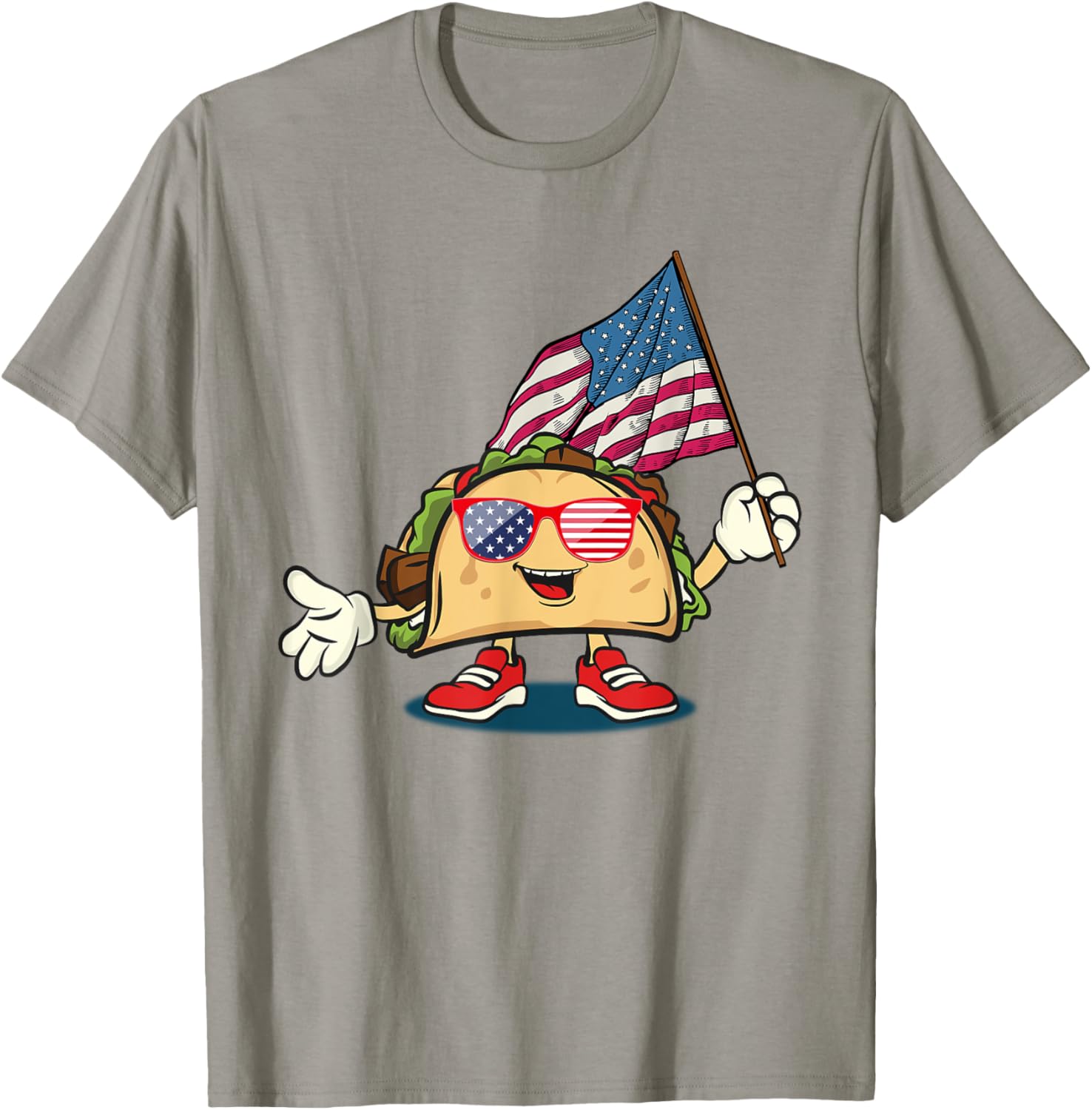 Taco Sunglasses American Flag Funny 4Th Of July Patriotic