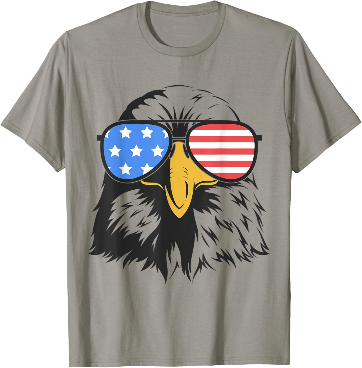 4Th Of July Bald Eagle In Sunglasses American Flag Freedom