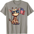 Giraffe Usa Flag Funny Giraffe Lovers 4Th Of July