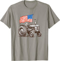 Farm Tractors Usa Flag Patriotic Farming Tractor 4Th Of July