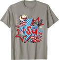 Retro Usa Cowboy Boots Western Patriotic 4Th Of July