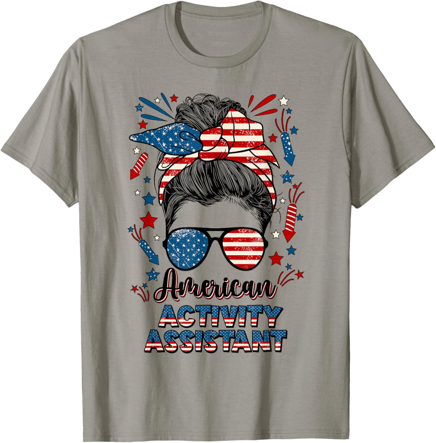 4Th Of July Activity Assistant American Flag