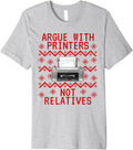 Ugly Christmas Printer It Technician Computer Office Funny Premium