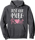 Just One More Row Knitting T-Shirt Yarn Knitter Crochet Pullover Hoodie