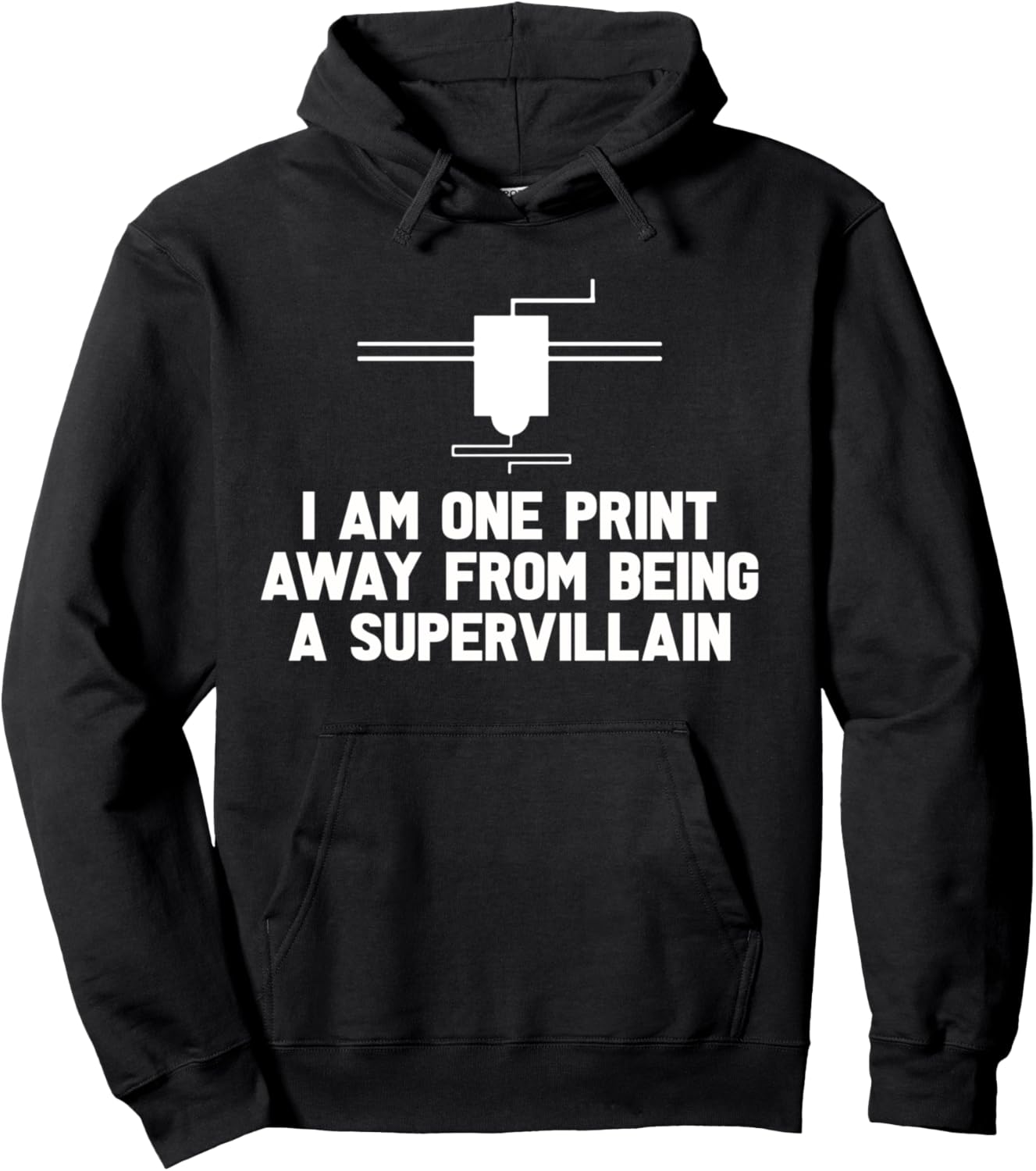 3D Printer T Shirt Men Pullover Hoodie