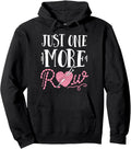 Just One More Row Knitting T Shirt Yarn Knitter Crochet Pullover Hoodie