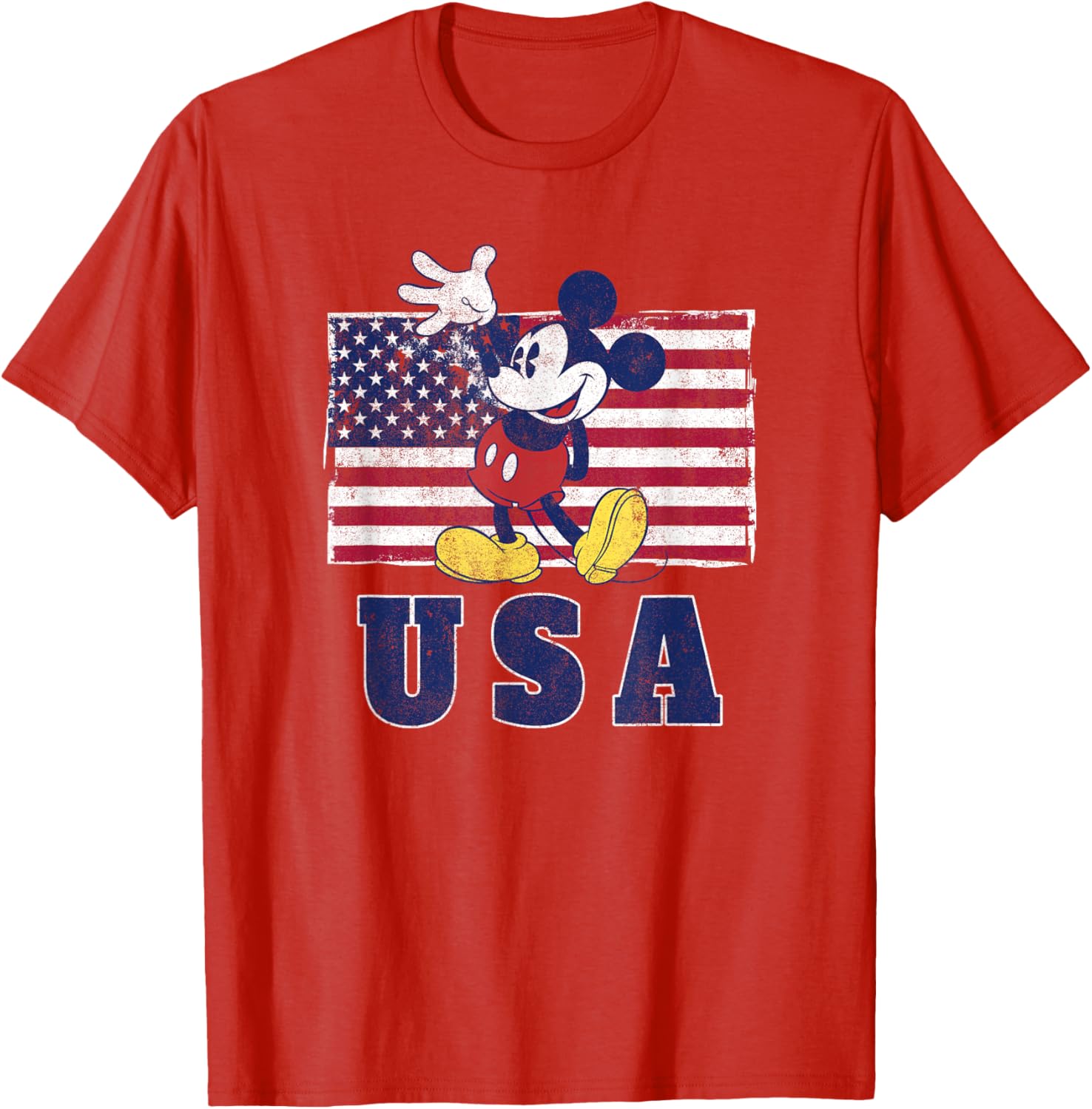 Disney Mickey Classic Mickey American Flag 4Th Of July
