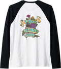 Printer Technician Inked Skull Tattoo Backside Design Raglan Baseball Tee