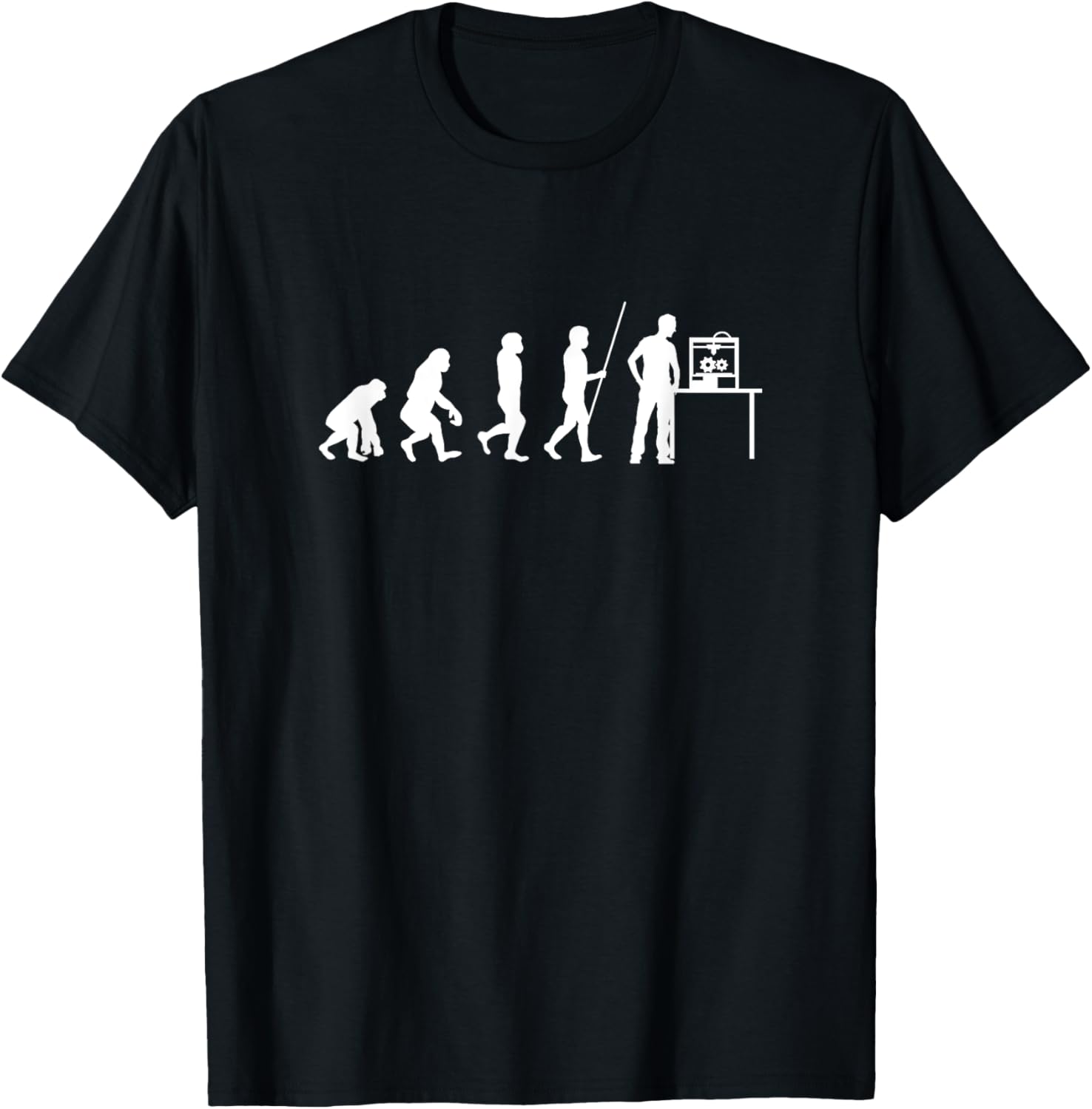 3D Printer 3D Printing Funny Evolution