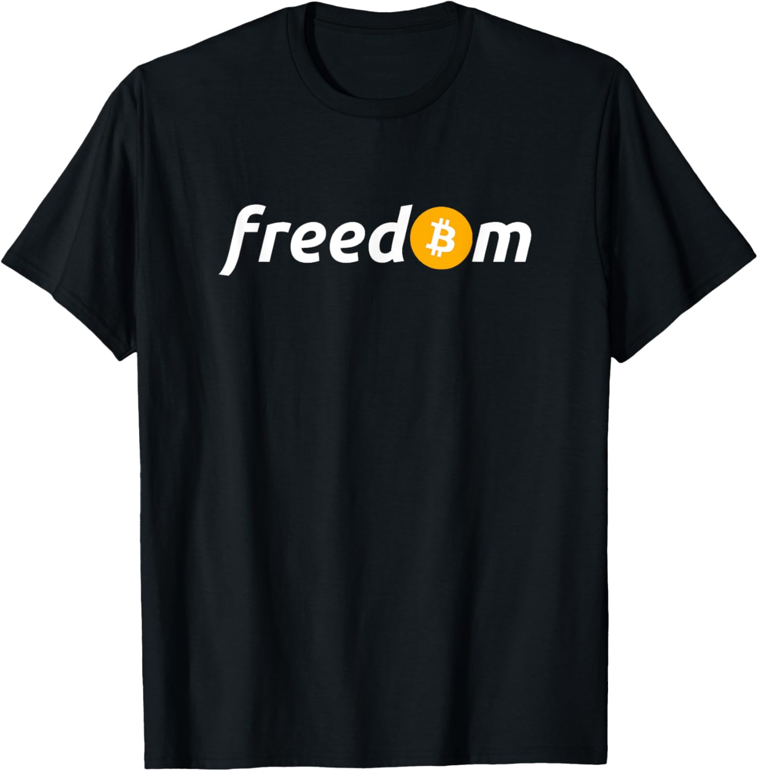 Bitcoin Means Freedom Btc Logo T Shirt For Crypto Fans