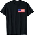 American Flag Pocket T Shirt