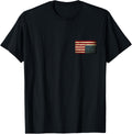 Distressed Upside Down American Flag Shirt For Protests