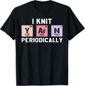 Funny Scientist Knitting I Knit Yarn Periodically Crochet