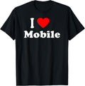 I Love Mobile City Alabama Usa