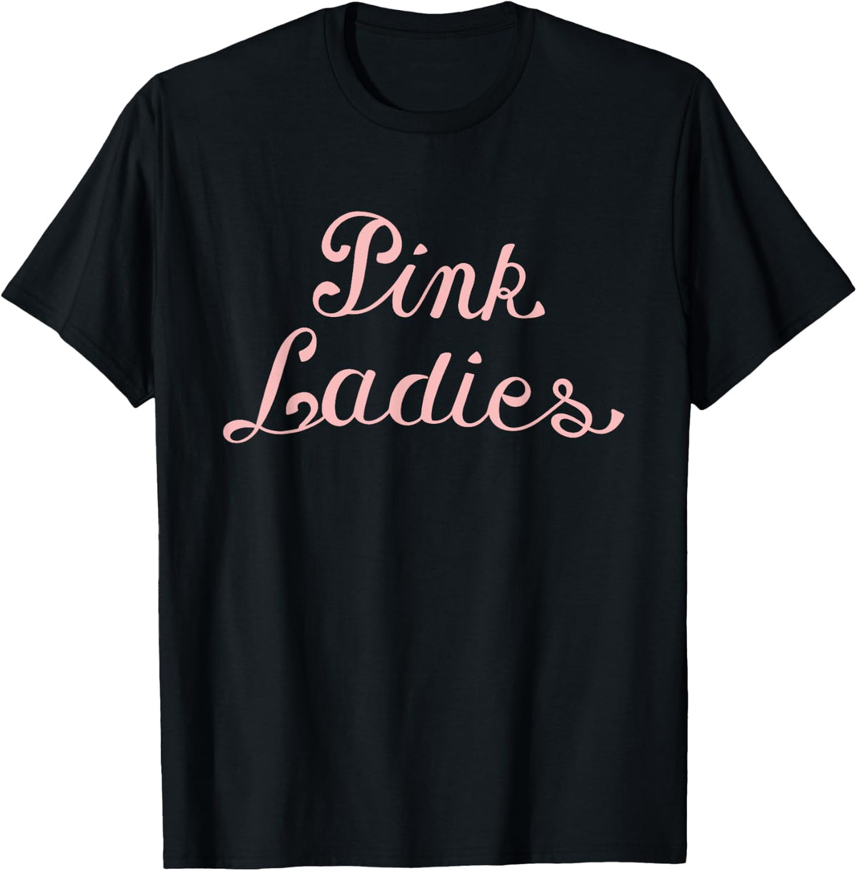 Retro Pink Ladies Font Shirt 107