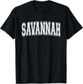 Savannah Ga Georgia Usa Vintage Sports Varsity Style