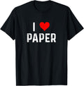 I Love Paper Heart Distressed Printing Printer Office