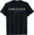 Code Dazur Wordplay Pun Cote Dazur Blue Color Code Witty