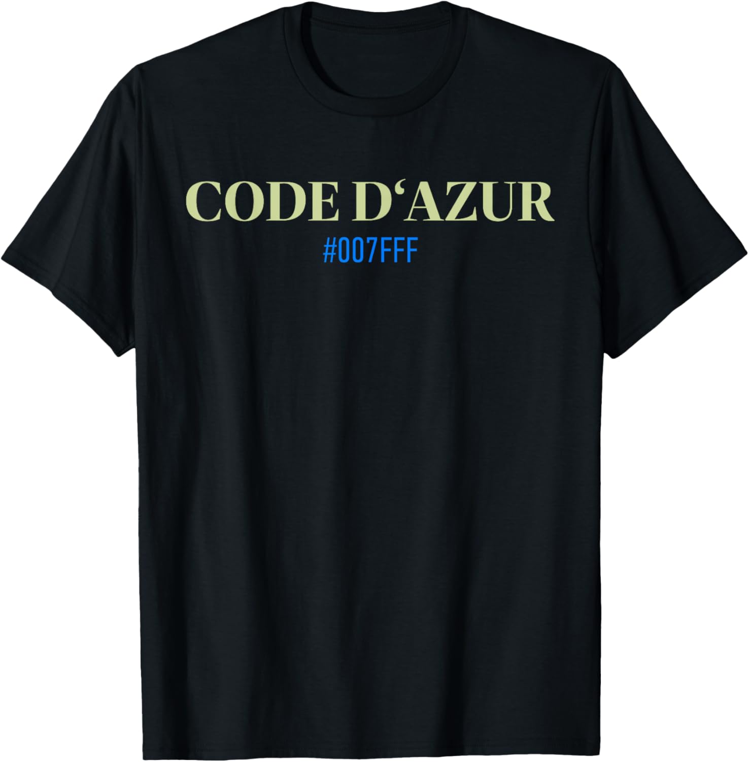 Code Dazur Wordplay Pun Cote Dazur Blue Color Code Witty