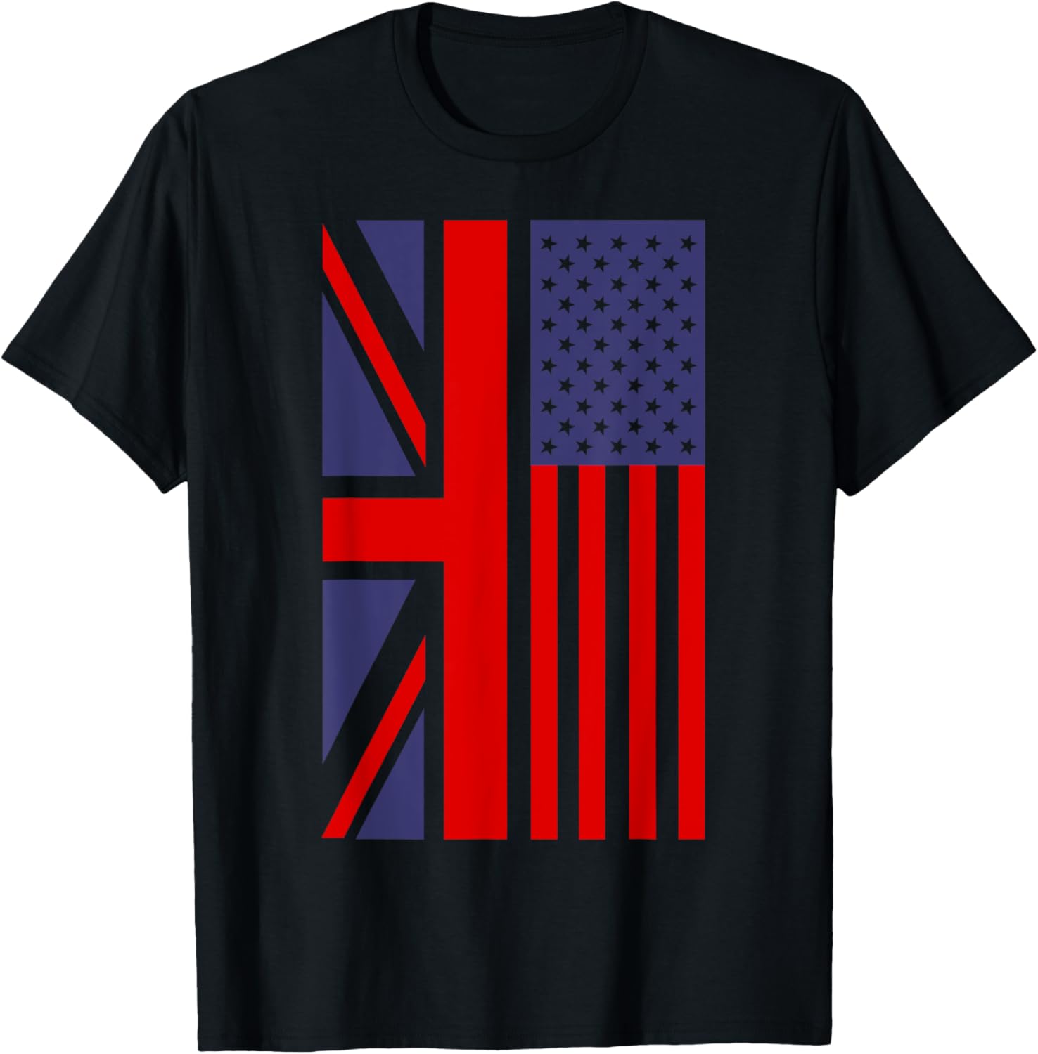 American Flag English Flag T Shirt Uk Usa Flag Tee
