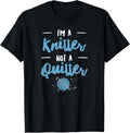 Knitter Not Quitter Pun Yarn Crochet