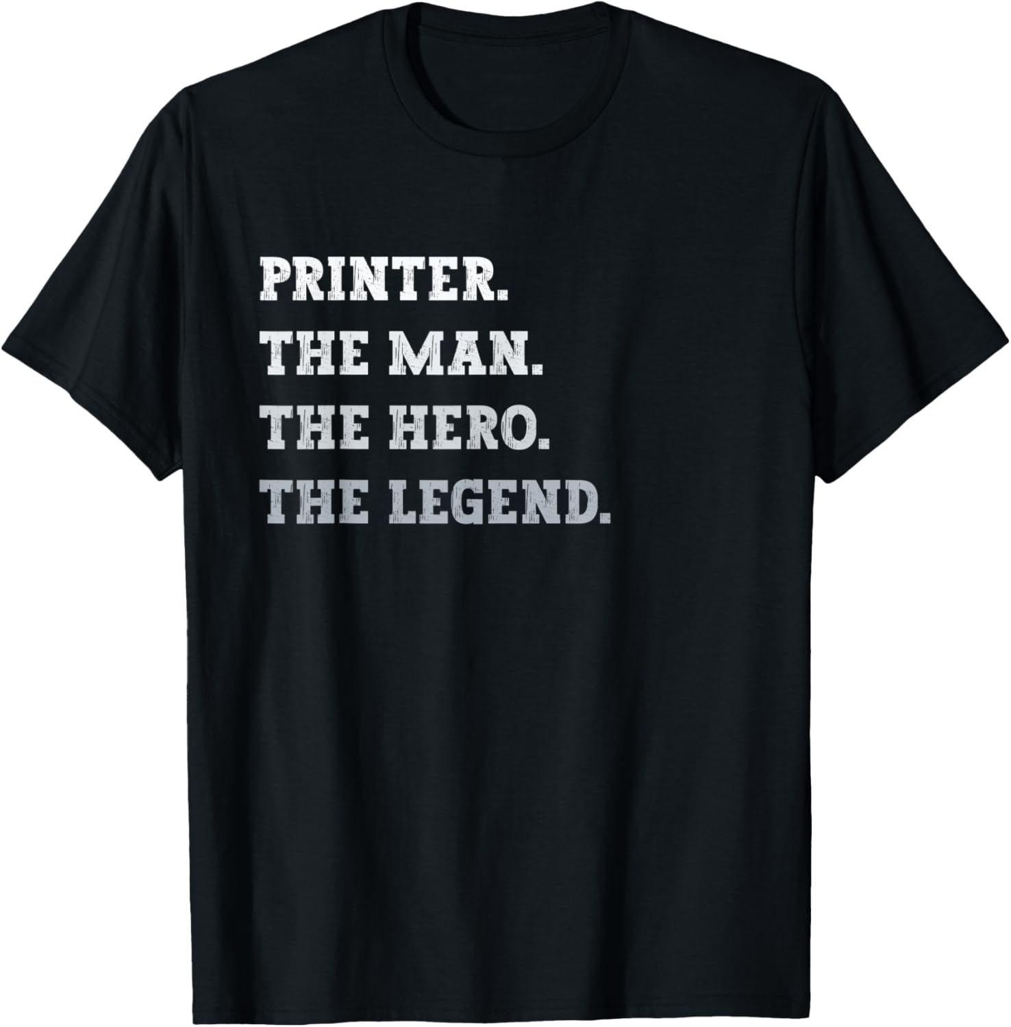Mens Printer Man Hero Legend Funny Printer